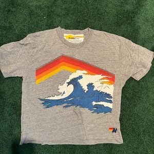 Aviator nation mountain wave t shirt